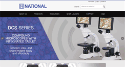 Desktop Screenshot of nationaloptical.com